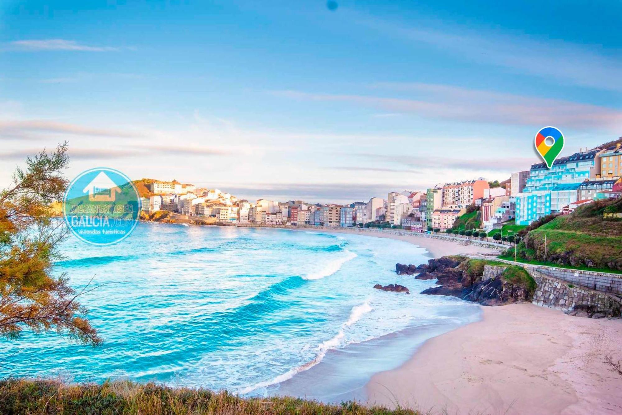 Ag Apartamento Nordes Malpica Primera Linea Playa 외부 사진